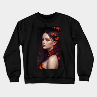 Autumn Girl Crewneck Sweatshirt